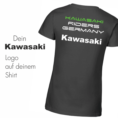 KRG Shirt Mädels Kawasaki-Logo